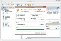 Built-in Password Generator Helps to use Strong Random Passwords